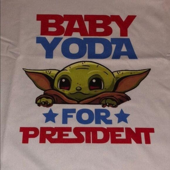Star Wars Baby Yoda For President Tee, size large - Picture 2 of 8